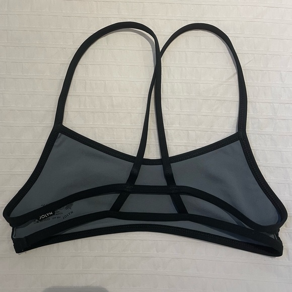 Jolyn Black Cane bikini top Size Small - Picture 2 of 5